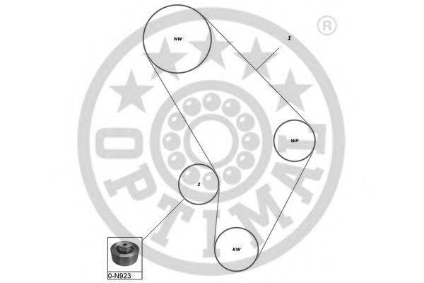 Комплект ремня ГРМ SK-1127 OPTIMAL