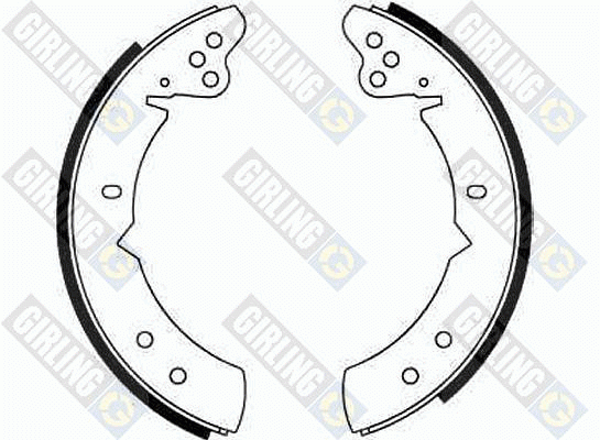 Комплект тормозных колодок 5160601 GIRLING