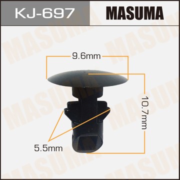 Клипса крепежная KJ697 MASUMA