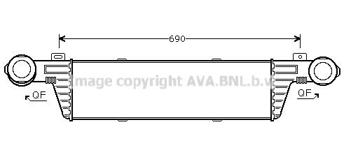 Интеркулер MSA4296 AVA