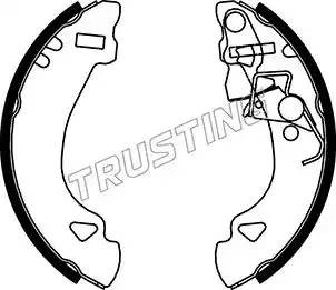 Комплект тормозных колодок 034093 TRUSTING