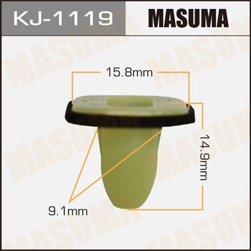 Клипса крепежная KJ1119 MASUMA