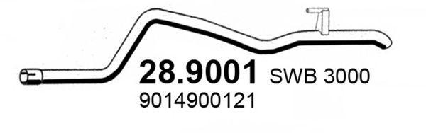 Выпускной трубопровод 289001 ASSO