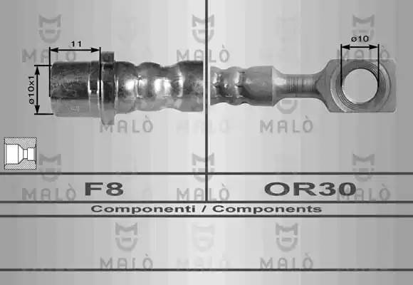 Тормозной шланг 8936 MALO