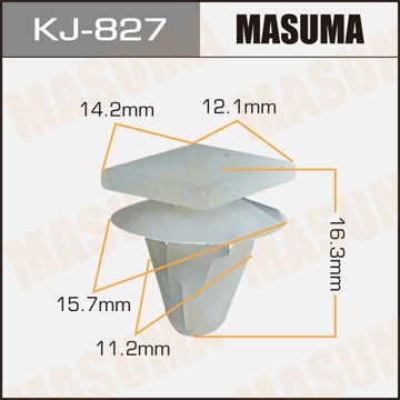 Клипса крепежная KJ827 MASUMA