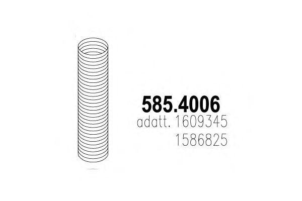 Выпускной трубопровод 5854006 ASSO