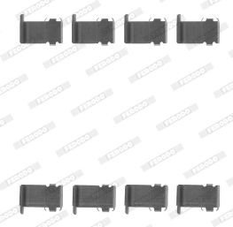 Комплектующие, колодки дискового тормоза FBA528 FERODO