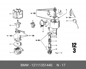 Ремкомплект, генератор 12 11 1 351 440 BMW