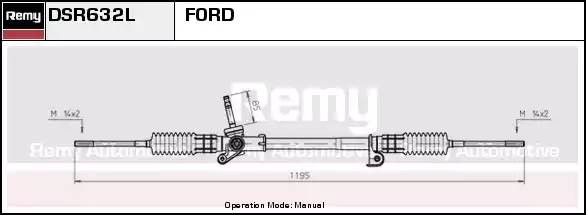 Рулевой механизм DSR632L DELCO REMY