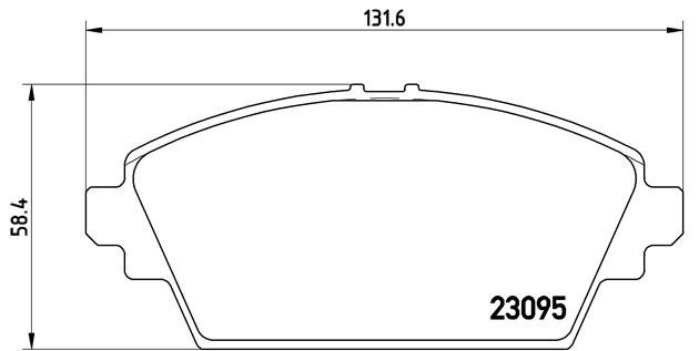 Комплект тормозных колодок, диско P56044 BREMBO
