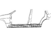 Накладка порога 8105103 VAN WEZEL