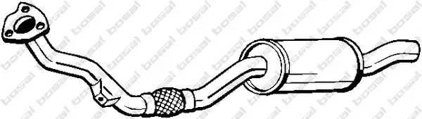 Предглушитель выхлопных газов 233-073 BOSAL