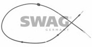 Трос, тормозной механизм рабочей тормозной системы 10924259 SWAG