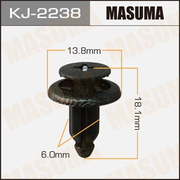 Клипса крепежная KJ2238 MASUMA