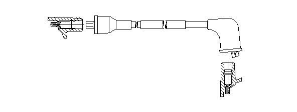 Провод зажигания 6A04E48 BREMI