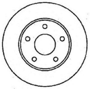 Тормозной диск 561356B BENDIX JURID