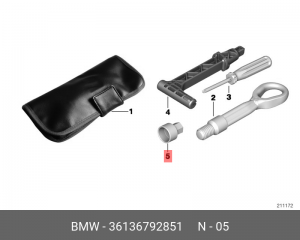 Болты крепления колеса (комплект) 36 13 6 792 851 BMW