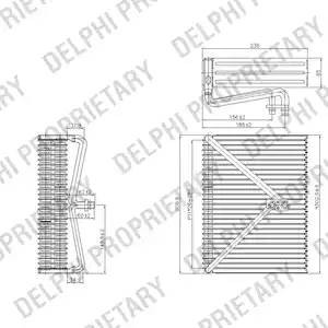 Испаритель, кондиционер TSP0525178 DELPHI