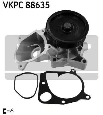 Водяной насос VKPC88635 SKF