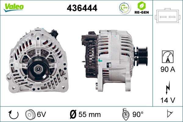 Генератор 436444 VALEO PHC