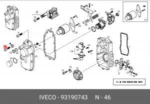 Болт 93190743 IVECO