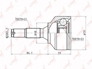 ШРУС CO-6103 LYNXAUTO