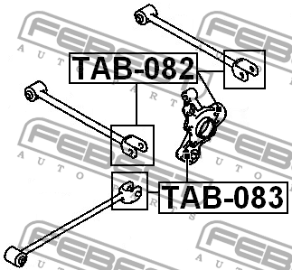 Сайлентблок TAB083 FEBEST