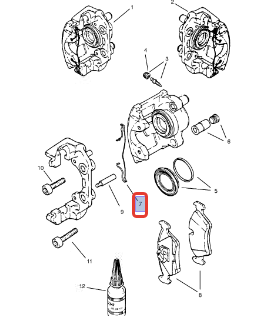 Комплектующие, колодки дискового тормоза 542529 GENERAL MOTORS