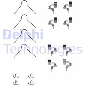 Комплектующие, колодки дискового тормоза LX0062 DELPHI