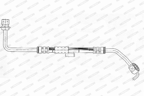 Тормозной шланг FHY2340 FERODO