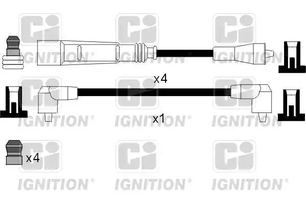 Ккомплект проводов зажигания XC1063 QUINTON HAZELL