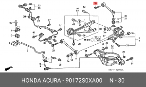 Деталь 90172S0XA00 HONDA