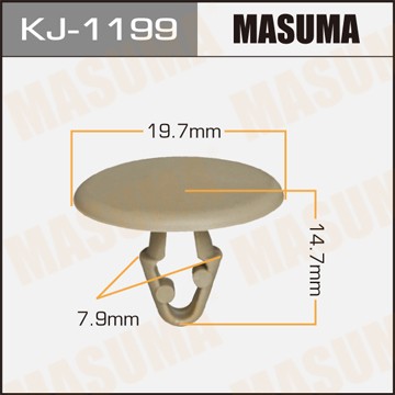 Клипса крепежная KJ1199 MASUMA