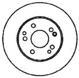 Тормозной диск 561677B BENDIX JURID