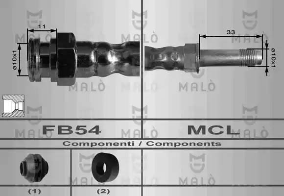 Тормозной шланг 8924 MALO