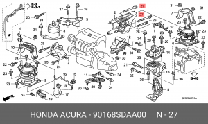 Деталь 90168SDAA00 HONDA