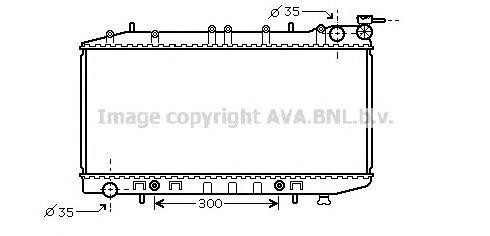 Радиатор охлаждения ДВС DN2203 AVA