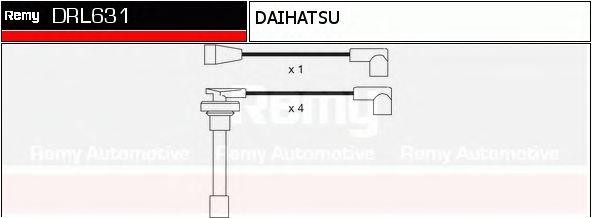 Ккомплект проводов зажигания DRL631 DELCO REMY