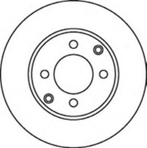 Тормозной диск 562055B BENDIX JURID