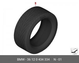 Шина 36120434334 BMW