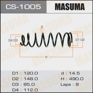 Пружина подвески CS-1005 MASUMA