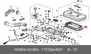 Воздушный фильтр 17220PH4601 HONDA