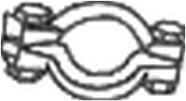 Кронштейн, система выпуска ОГ 254940 BOSAL