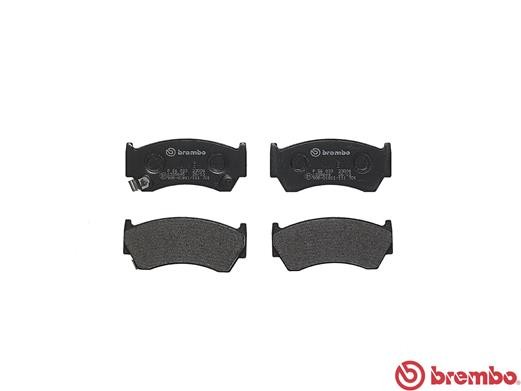 Комплект тормозных колодок, диско P56033 BREMBO