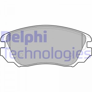 Колодки тормозные дисковые LP2080 DELPHI