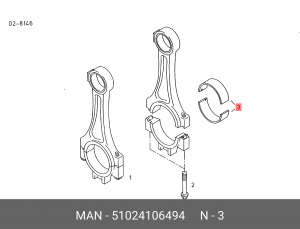 Деталь 51024106494 MAN