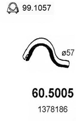 Выпускной трубопровод 605005 ASSO