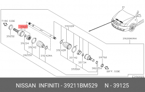 ШРУС 39211-BM529 NISSAN