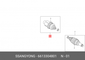 ШРУС 6613304801 SSANG YONG