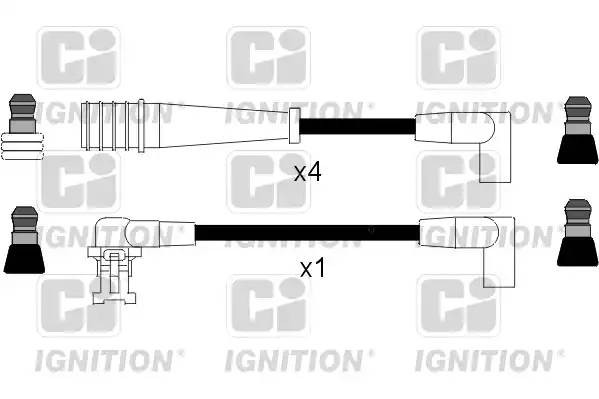 Ккомплект проводов зажигания XC318 QUINTON HAZELL